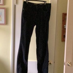 Black corduroy pants